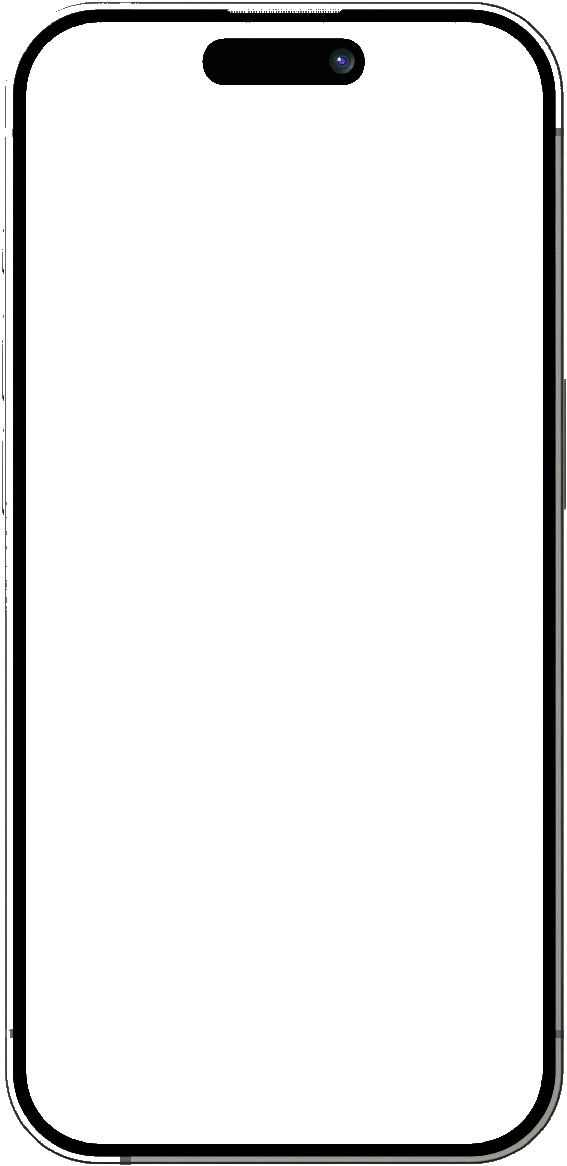 iPhone mockup frame