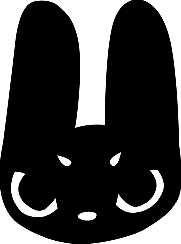 Serina Li logo, a bunny head